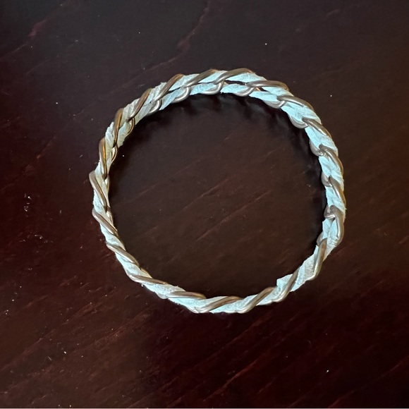 Gold and Mint Green Bracelet - Picture 2 of 2